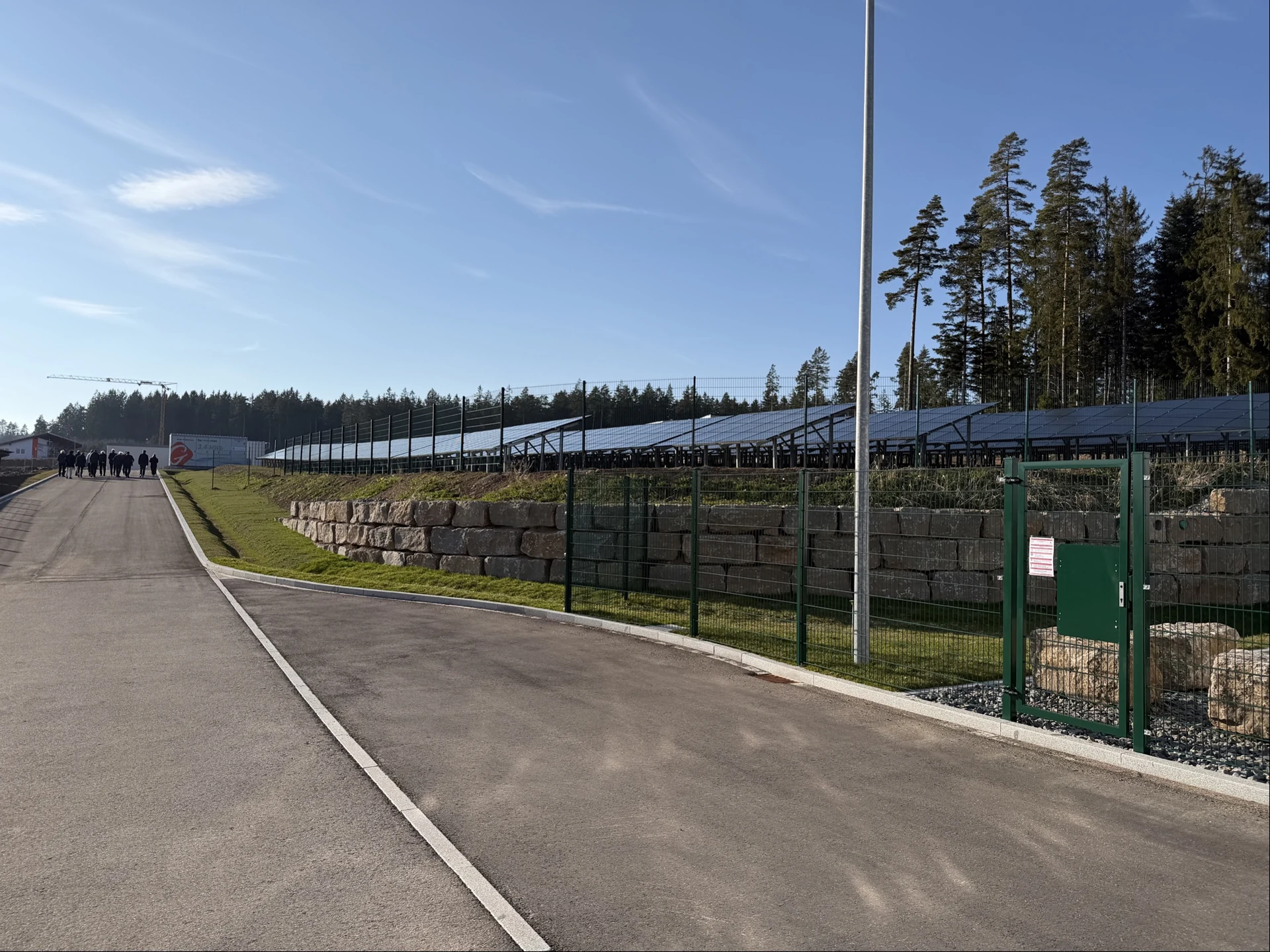 Ground-mounted PV installation at August Weckermann in Eisenbach